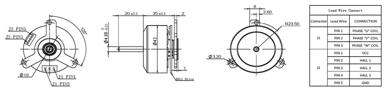 電吹風(fēng)專用無(wú)刷電機(jī)